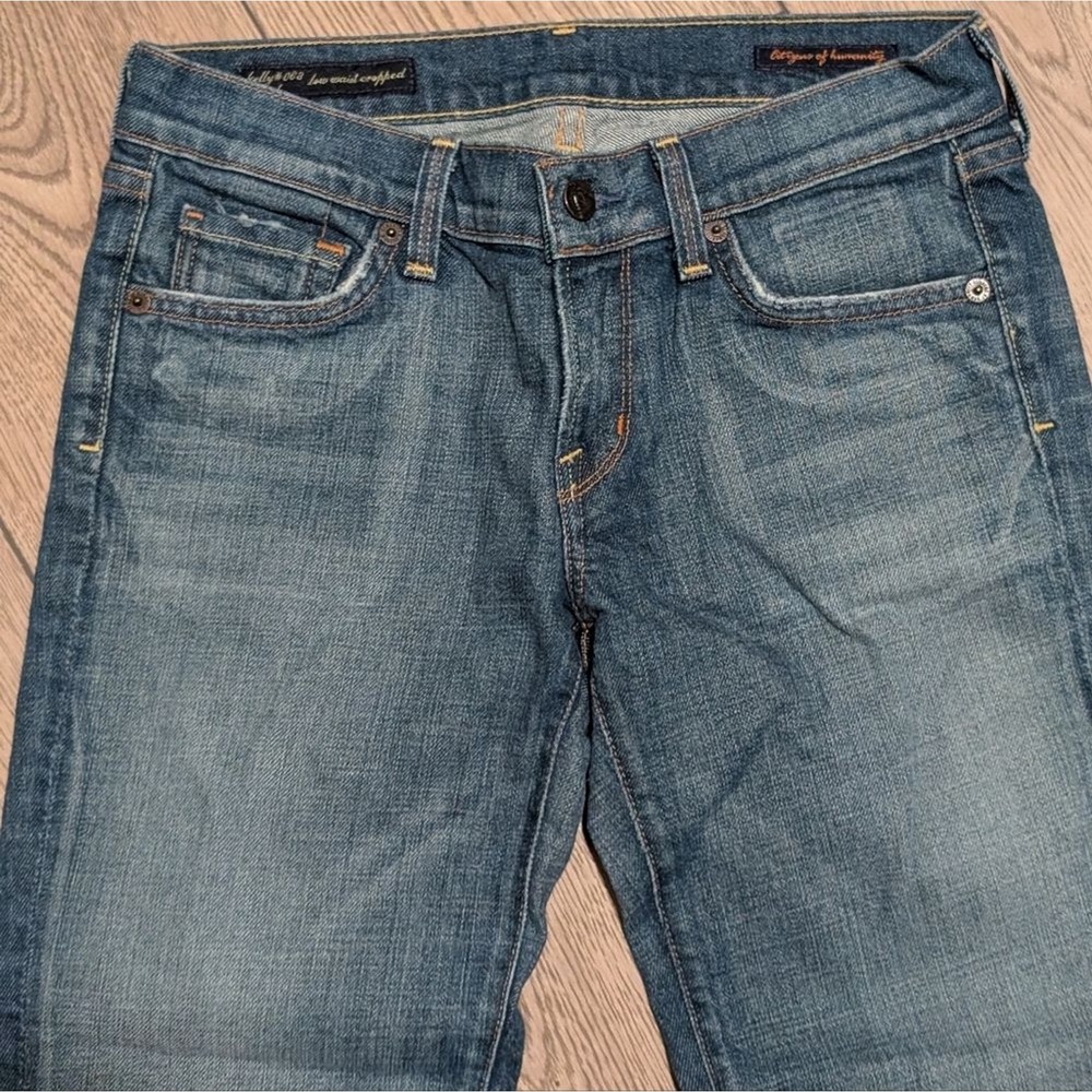 Citizens of Humanity Womens 27 Kelly Low Waist Cropped Jeans Stretch Capris USA - Picture 3 of 6